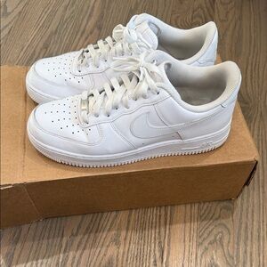 Nike Air Force 1 Low White Sneakers Men’s Size 10.5